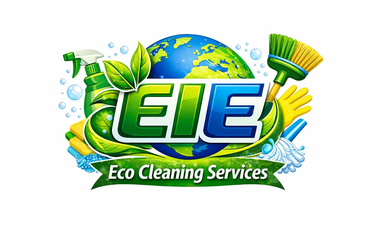 EIE Eco Cleaning Now Logo